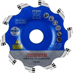 PFERD TOOLS Hochleistungsfrässcheibe ALUMASTER R Ø 115 mm für Winkelschleifer Alu Bearbeitung HICOAT - 22000021