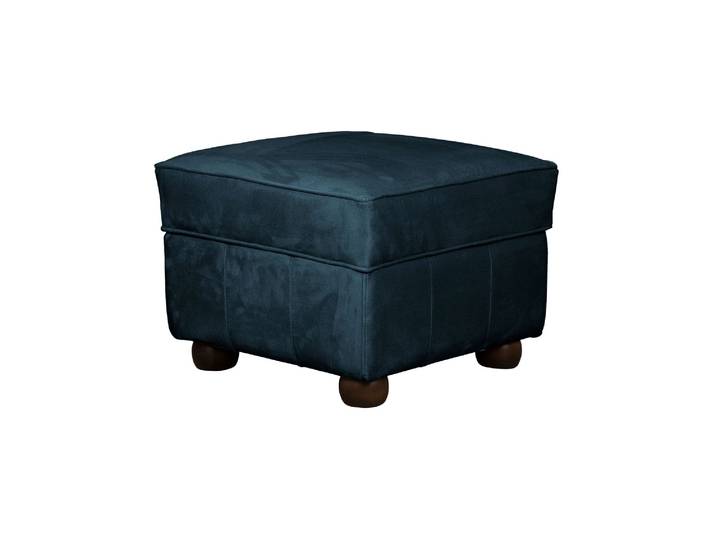 Polsterhocker HOME AFFAIRE CHARENTE, Chesterfield Hocker, Masse B/T/H: 55/55/73 cm , blau (dunkelblau), B:55cm H:73cm T:55cm, 100% Polyester, Hocker, Polsterhocker, passend zur Serie Charente, in hochwertiger Verarbeitung