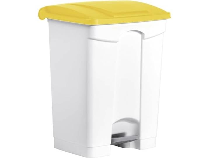 Helit H2402218 - Tret-Abfallbehälter the step 70L, gelb