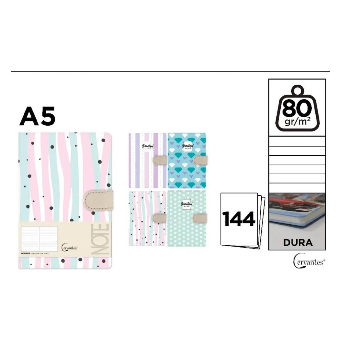 Teka A5/144K-Notizbuch mit MIX-Magnetverschluss (A5) (47994609)