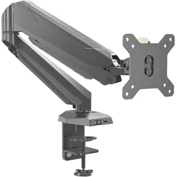 Rockstable Prof. Single USB Schwarz (Tisch, 32", 8 kg), Monitor Halterung, Schwarz