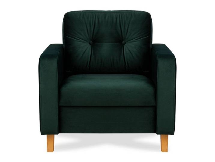 KONSIMO® Sessel ERISO, mit Armlehnen, Massivholzbeine, angenehmer Stoff zum Anfassen