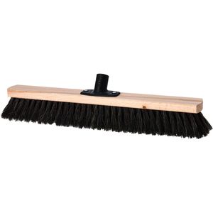 Böttcher-AG Besen Power Stick Saalbesen, mit Stielhalter & Rosshaar-Borsten, Breite 50 cm