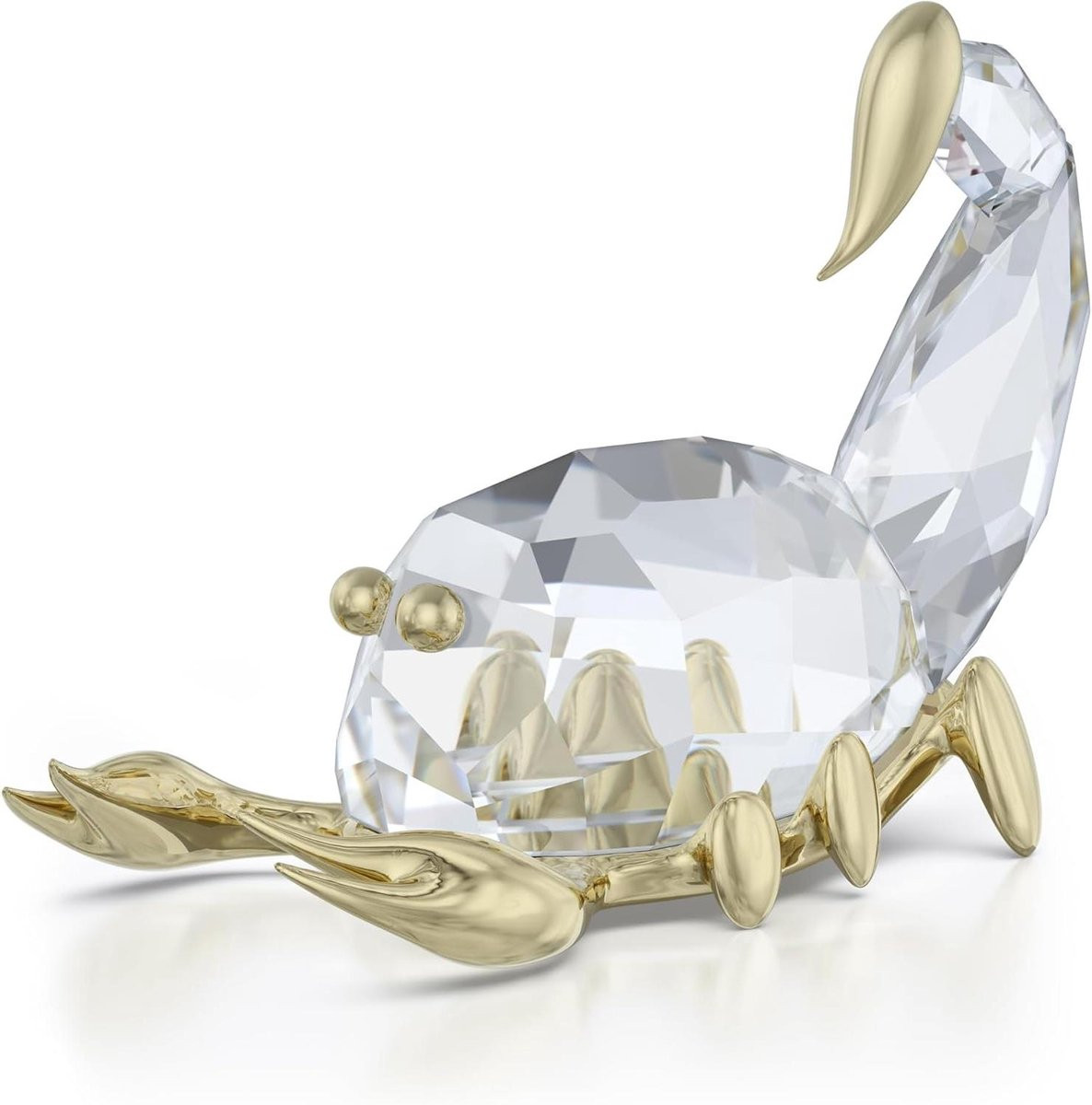 Kristal geslepen Zodiac beeldje Sterrenbeeld Schorpioen voor interieur decoratie, Multicolor, 3.4 cm