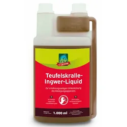1 Liter LEXA Teufelskralle-Ingwer-Liquid für Pferde