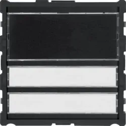 Elcom REU792Y Ruftaster Modul 2/1 mit LED-Namensschild und Zustandsanzeige EB 2Draht ONE