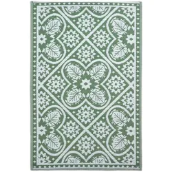OUTDOORTEPPICH floral gemustert 122/182 cm
