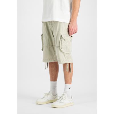 Shorts ALPHA INDUSTRIES "Jet Shorts", Herren, Gr. 31, Normalgrößen, beige (stone), Obermaterial: 100% Baumwolle, Hosen Shorts