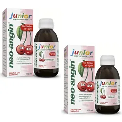 neo angin Junior Halsschmerzsaft Doppelpack 2X100 ml Saft