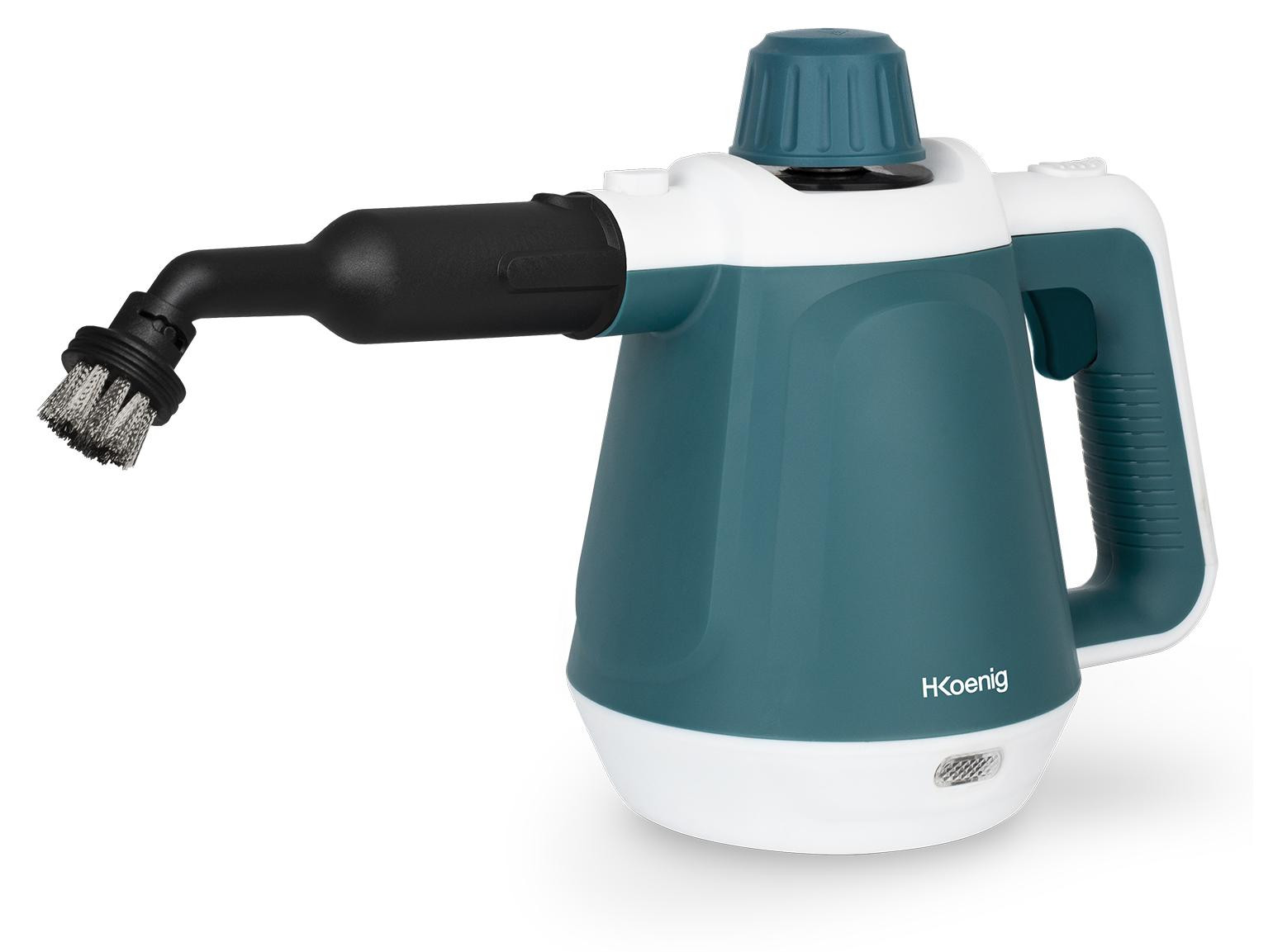H.Koenig NV680 Handstoomreiniger met 13 accessoires voor tegels, keuken, badkamer en ramen