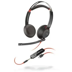 Plantronics Poly Headset Blackwire C5220 binaural USB-C & 3,5mm