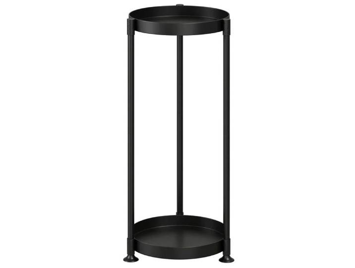 Présentoir plante métal noir - Support étagère minimaliste moderne intérieur