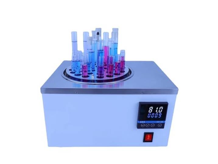 Laborwasserbad Ölbadtopf, Labor-Digitalanzeige, Ölbadtopf mit konstanter Temperatur und Zeitsteuerung, Wasserbadtopf mit einem Loch, Edelstahl innen und außen