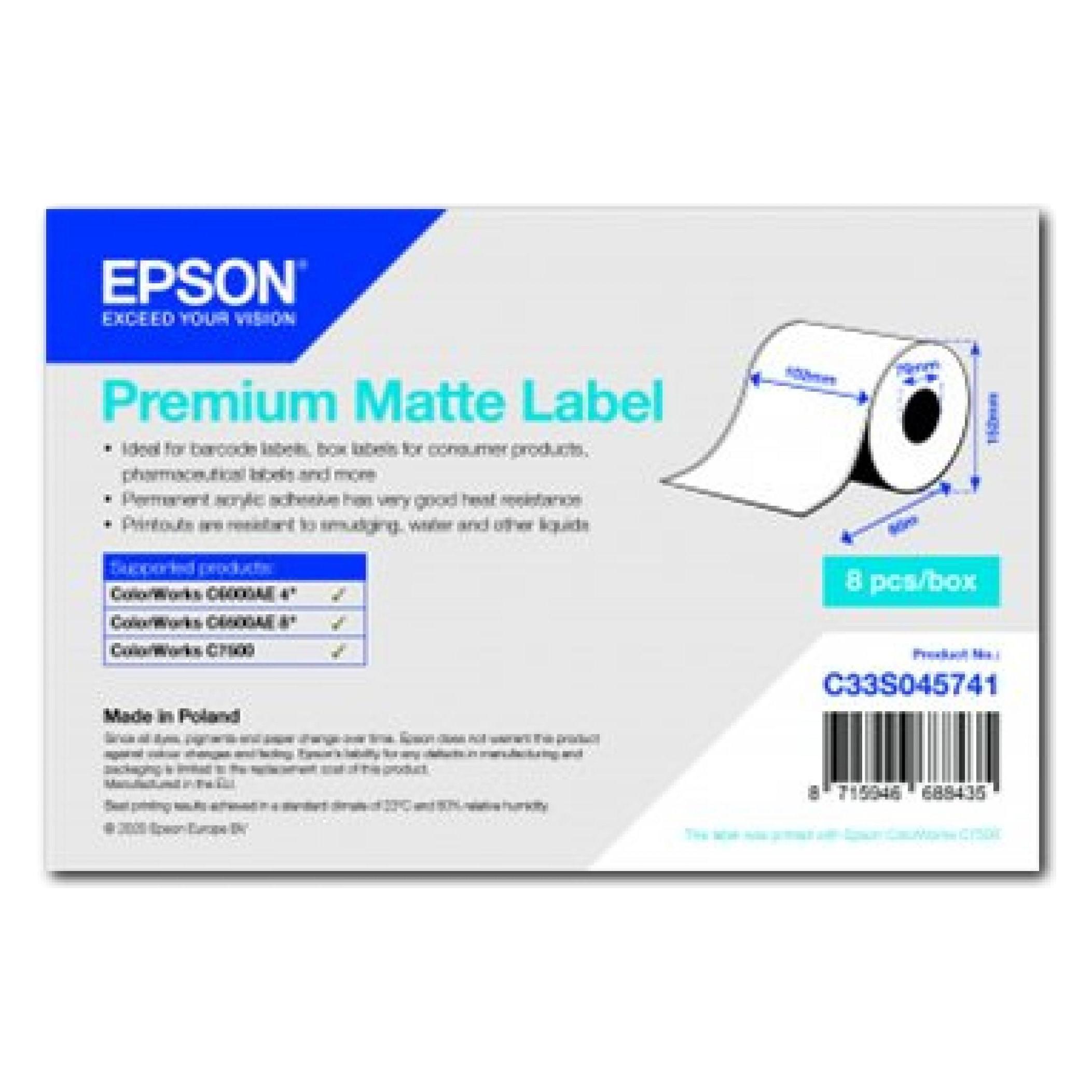 Epson Premium Matt permanenter Acrylklebstoff (102 mm) (C33S045741)