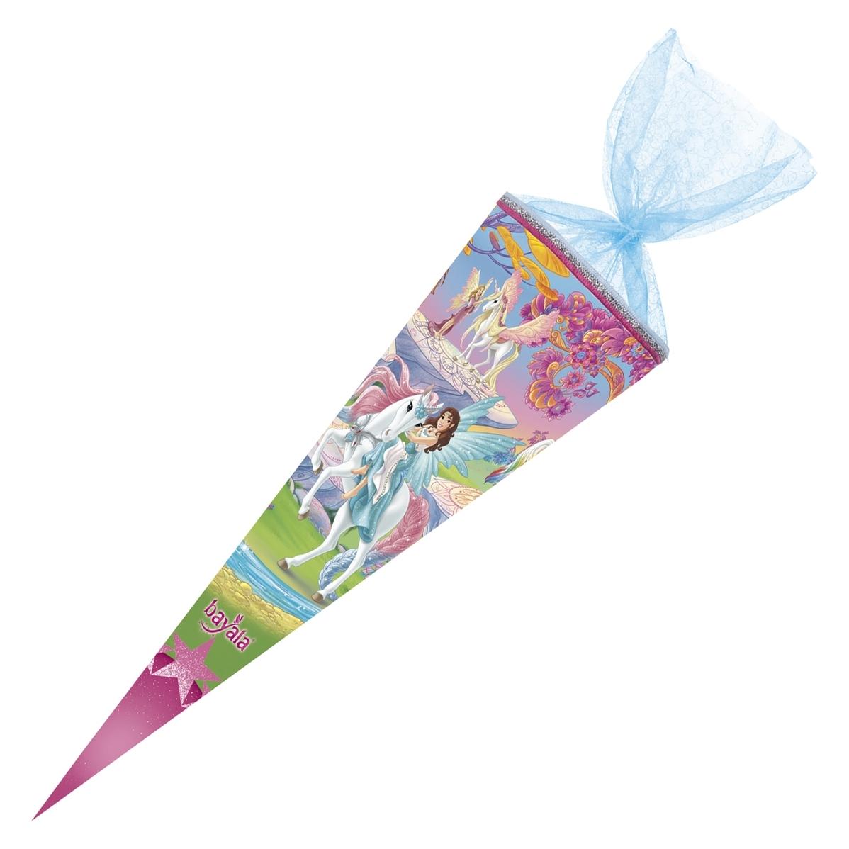 Nestler Schultüte schleich bayala Glitzer rund 70cm (70 cm, 1x) (76567546)
