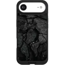 Nivocase Handyhülle für Apple iPhone Air Hülle NIVOpure Case Schwarz Beton Stein schwarz (Apple iPhone Air), Smartphone Hülle, Schwarz