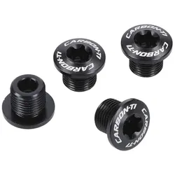 CARBON-TI Kettenblattschrauben X-Fix X-Ring EVO gold
