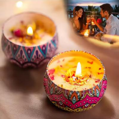 Multisell Products Hub Scented Candles With Natural Dried Flowers By Gbbma For Relaxing Indoor Aromatherapy paradise Gardenla Fl