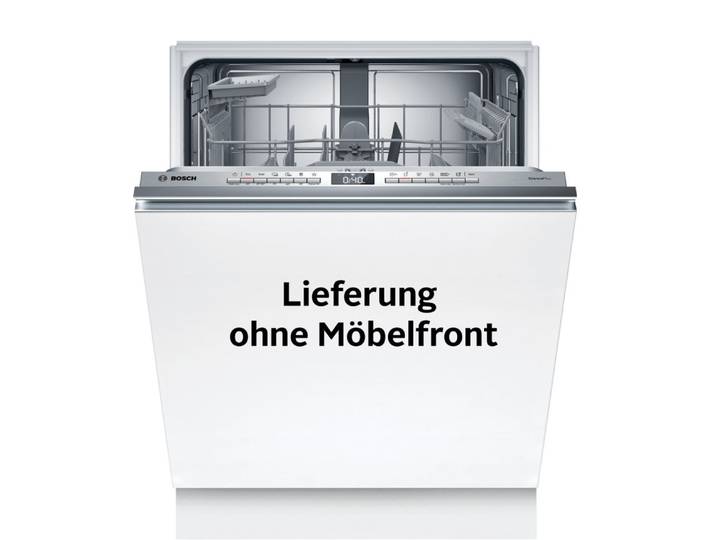 BOSCH vollintegrierbarer Geschirrspüler Serie 4 SMV4EAX28E, 13 Maßgedecke, Automatische Türöffnung für Effizienz, Info Light
