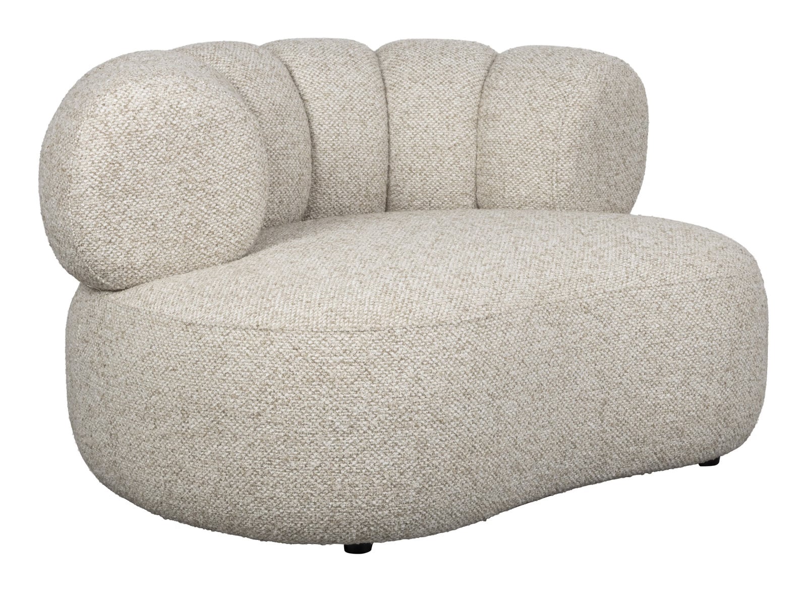 Dutchbone Fauteuil Duvane Bouclé - Beige