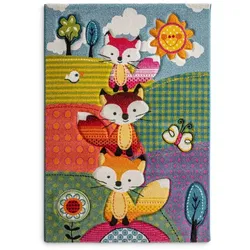 Kinderteppich Kids 80 x 150 cm Bunt