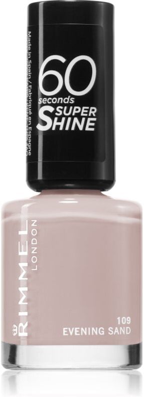 Rimmel 60 Seconds Super Shine nail polish shade 109 Evening Sand 8 ml