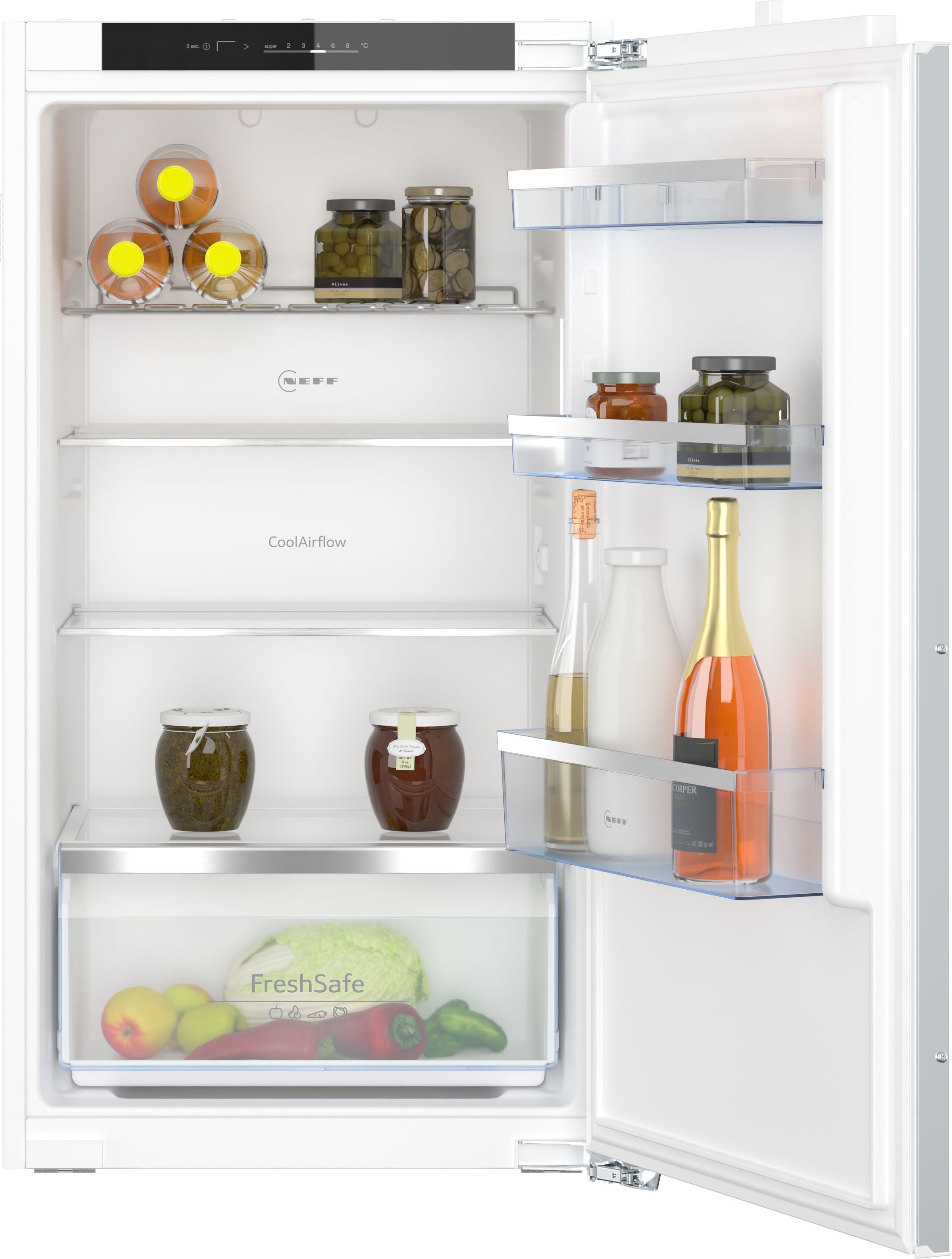 Neff N50 KI1312FE0 165 l 102,5 cm Einbaukühlschrank EEK: E 96 kWh Jahr