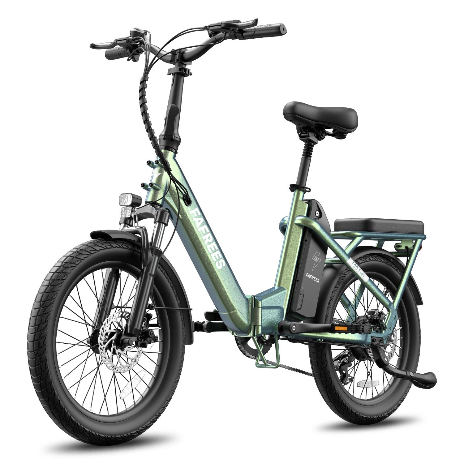 F20 Flex klappbares Stadt-Elektrofahrrad, 20 Zoll, 250W, 36V 20Ah, 25 km/h, 140 kg, grün