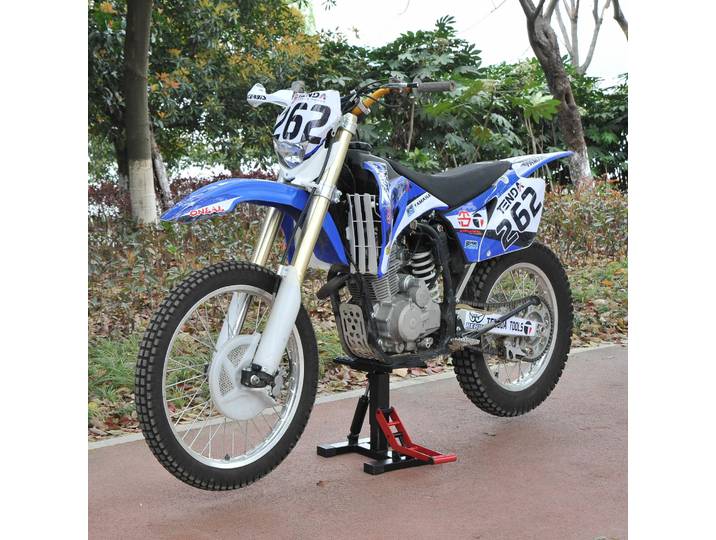 HOMCOM Support Moto Hydraulique Réglable 150kg