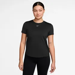 NIKE One Classic Dri-FIT kurzarm Fitness-Trainingsshirt Damen 013 - black/white M