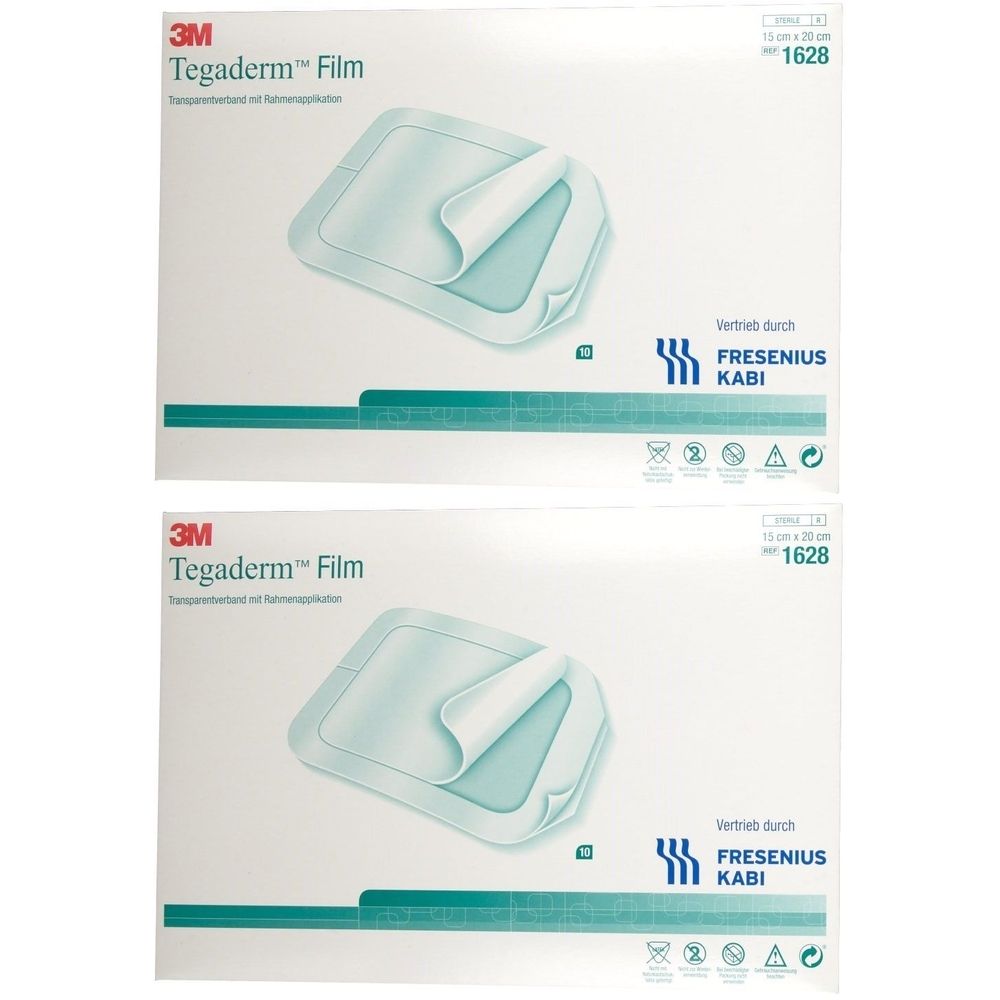 Tegaderm Film 15x20 cm 1628 2x 2x10 St Pflaster