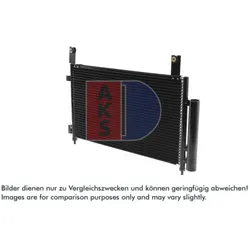 Kondensator Klimaanlage AKS DASIS 512043N für Chevrolet Matiz Spark