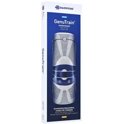 Bauerfeind GenuTrain Kniebandage, Gr. 2, schwarz 1 St