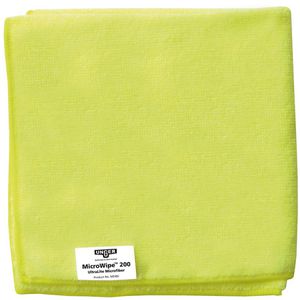Unger Allzwecktuch SmartColor MicroWipe 200, 40 x 40 cm, aus Mikrofaser, gelb, waschbar, 10 Stück