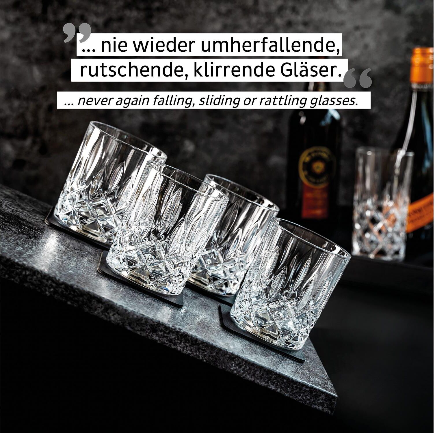 Whiskyglas, transparent, SILWY MAGNETIC SYSTEM, Trinkgefässe, 200ml, Glas, Whiskyglas transparent 200ml