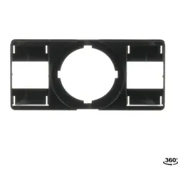 ABB MA1-8138 2-fach Schildhalter Joystick, ohne Einsätze, passend für Größe 27x15