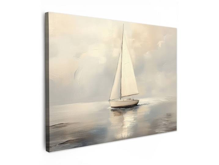LEINWANDBILD Segelschiff - Meer - Bewölkt Wandbilder 80x60 cm