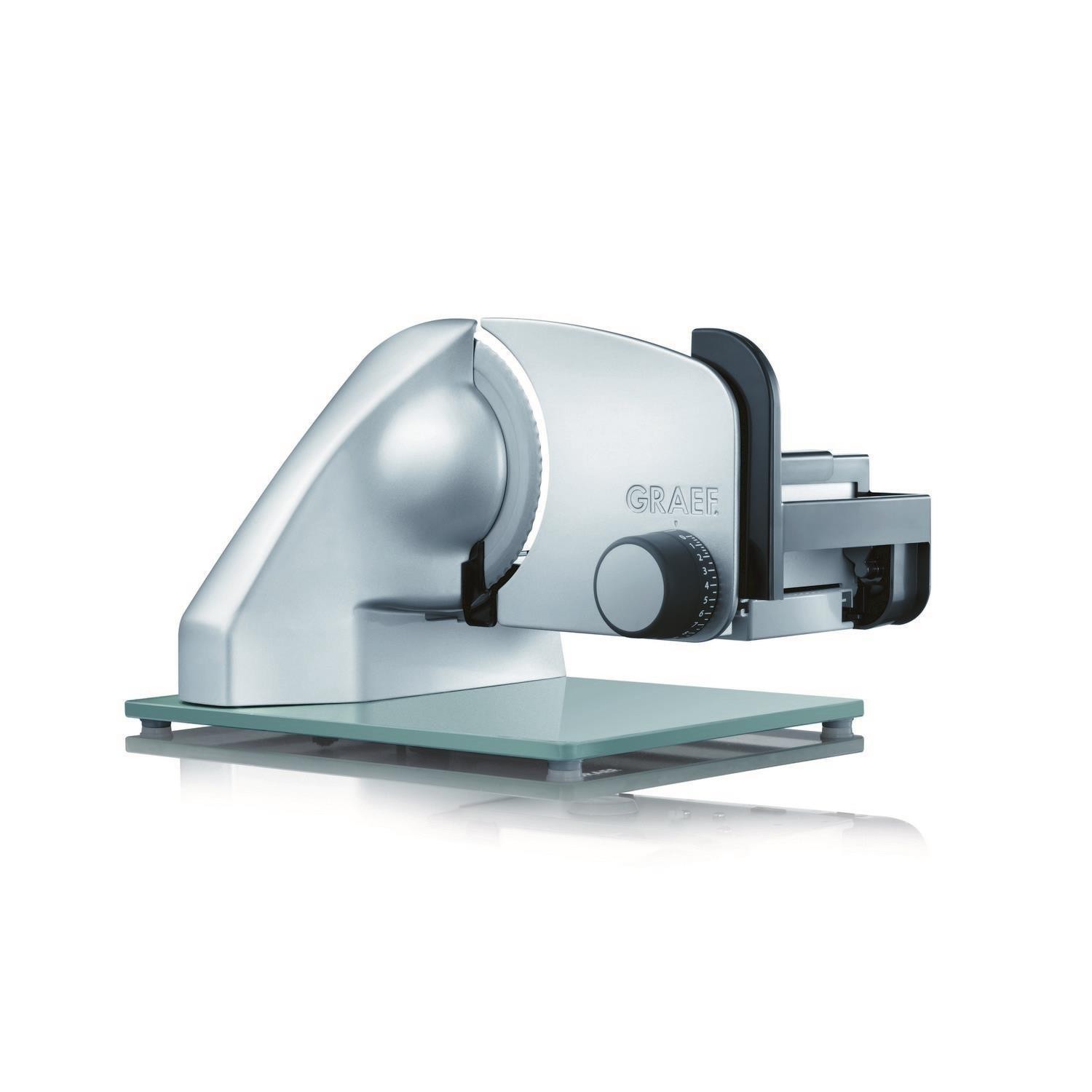 Graef Classic C20, Elektro, 2 cm, Schwarz, Silber, Glas, Metall, Edelstahl, 17 cm, Gezackt