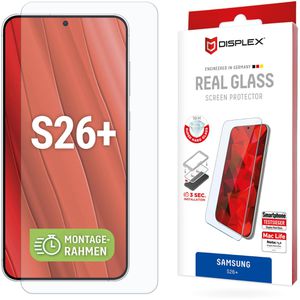 Displex Displayschutzfolie Panzerglas 2D Real Glass, 10H, für Samsung Galaxy S26+, aus Hartglas