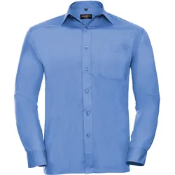 Russell Collection Klassisches Popeline Hemd, corporate blue, 3XL