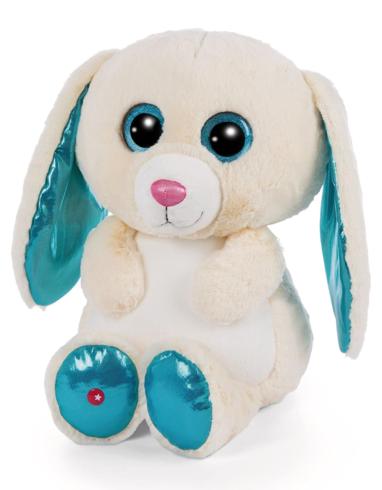 Nici Glubschis Haas Wolli-dot knuffelbeer beige 45 cm