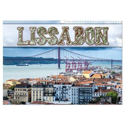 Mein Lissabon (Wandkalender 2027 DIN A3 quer), CALVENDO Monatskalender