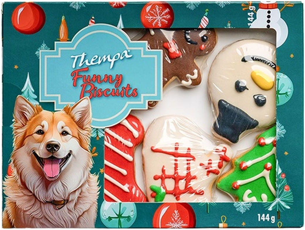 Thempa Dog Biscotti Natale Funny Biscuits 144G