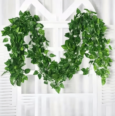 Inspire Curations Artificial Ivy Leaf Hanging Garland Lush Green Vine Decor For Home & Events green Vines 100m (50string)