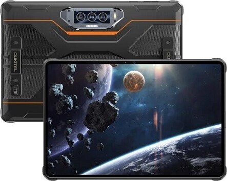 Oukitel RT8, 27,9 cm (11"), 1920 x 1200 Pixel, 256 GB, 6 GB, Android 13, Schwarz, Orange