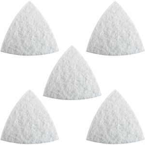 Fein Polierpad 63723032010, aus Filz, Delta 80 mm, mit Klett, für Lack, Metall & Edelstahl, 5 Stück