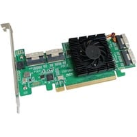SSD7580B PCIe 4.0x16 8x U.2P NVMe, Schnittstellenkarte