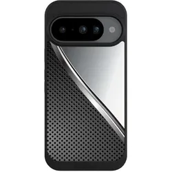 Nivocase Handyhülle für Google Pixel 10 Hülle NIVOpure Case Schwarz Carbon Metall Stahl (Google Pixel 10), Smartphone Hülle, Schwarz