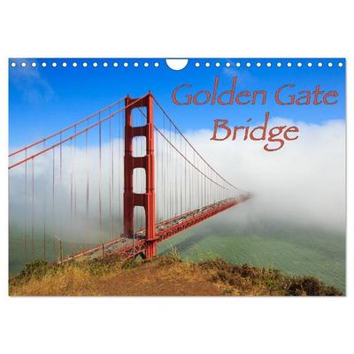 Golden Gate Bridge (Wandkalender 2027 DIN A4 quer), CALVENDO Monatskalender