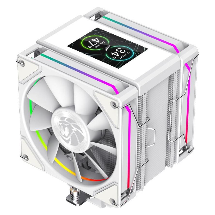 GameMax Ventilateur processeur Sigma 620 LCD ARGB (Blanc) (SIGMA 620 LCD WH)